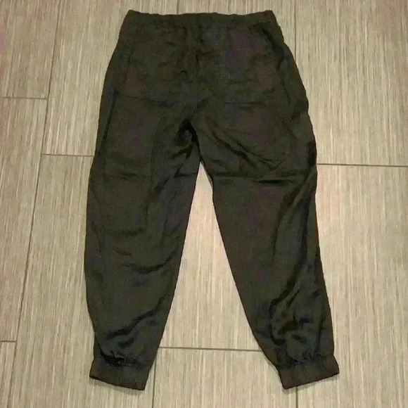 Nine West Black Elastic Waist Pockets Drawstring Pull On Jogger Pants Size M - Picture 4 of 13